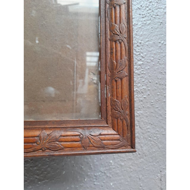 Vintage Carved Wooden Frame For Sale - Image 4 of 8