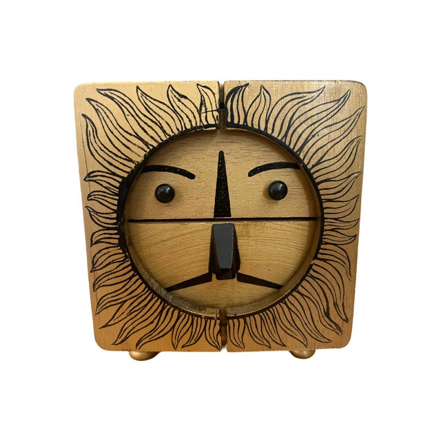 Mid-Century Modern Vintage Mid Century Modern 1970s Lion Music Jewelry Box For Sale - Image 3 of 9