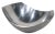Silver Sculptural Post Modern Serving Salad Bowl by Michael Lax for Metal C 1987 For Sale - Image 8 of 11