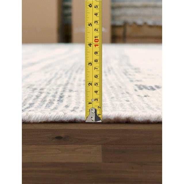 Pasargad Home Modern Silver Area Rug-12' 0" X 15' 0" For Sale In New York - Image 6 of 7