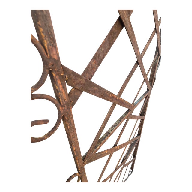 Early 20th Century Wrought Iron Loggia Panels (2) For Sale - Image 5 of 12