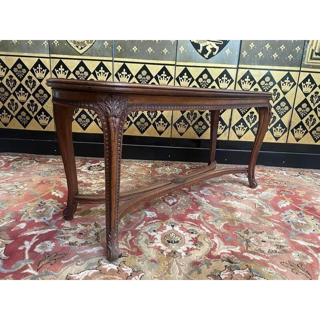Artist: None Period: 20th century Style: Louis 15th - Transition Condition: Fully restored Material: Solid wood Length:...