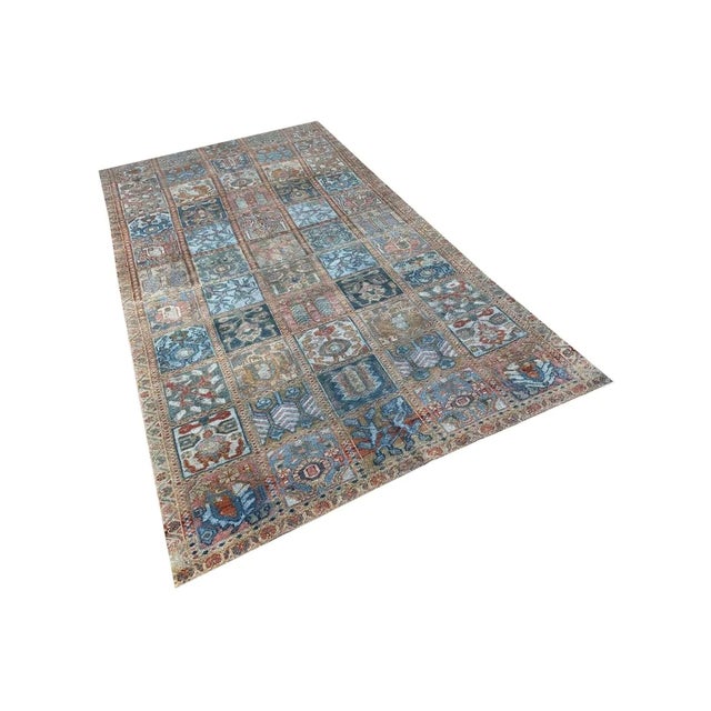 1940s Vintage Old Persian Bakhtiari Area Rug 5x10 For Sale - Image 10 of 10