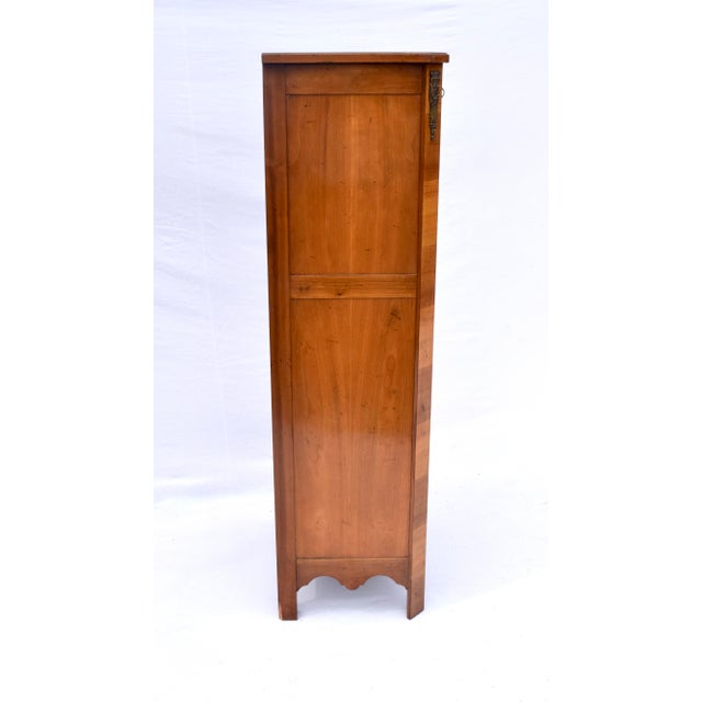 Baker Louis XVI Style Gilt-Metal Mounted Inlaid Tulipwood Lingerie Chest For Sale - Image 11 of 14