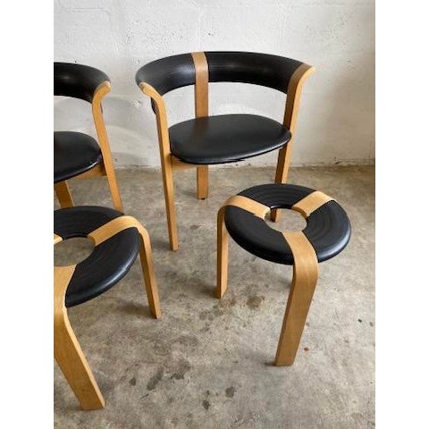 Magnus Olesen 4551 & 4545 Chair and Stool Set For Sale - Image 15 of 15