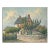 1930s Fernand Delaune House in the Suburbs Oil on Canvas For Sale