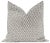 Pair of beautiful custom-made paloma cut velvet pillows in grey. Meticulously handcrafted with serged interior seams,...