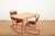 Table with Chairs in Red Lacquered Tubular Steel by S. Meier for Rohrmöbelfabrik, 1920s, Set of 3 For Sale - Image 17 of 17