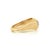 Metal Gypsy Set 0.61ct Heart Cut Diamond Pinky Ring Size 5 in 14k Solid Yellow Gold For Sale - Image 7 of 17