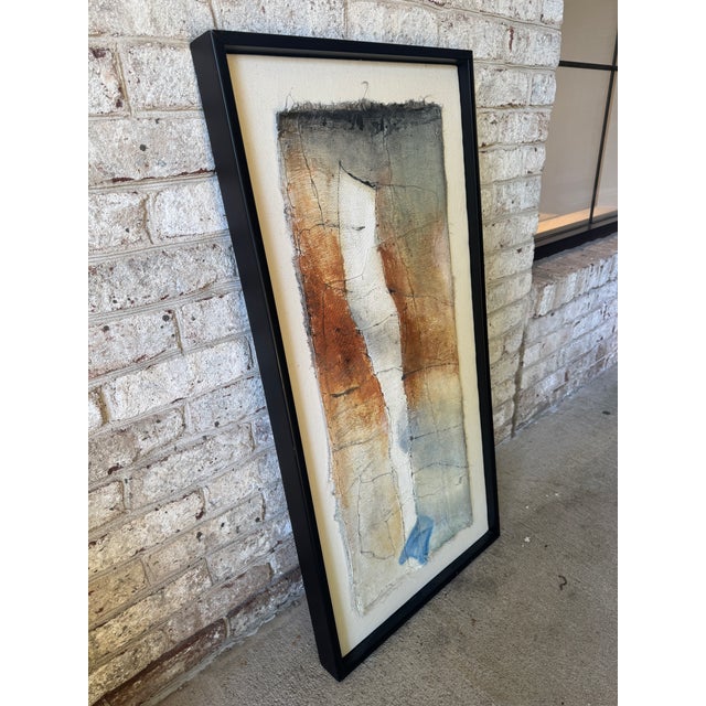 Abstract Paint on Gauze, Framed, by Diane Petry For Sale - Image 11 of 17