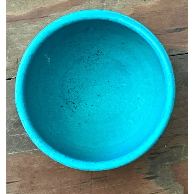 Vintage Boho Studio Pottery Bowl For Sale - Image 9 of 12