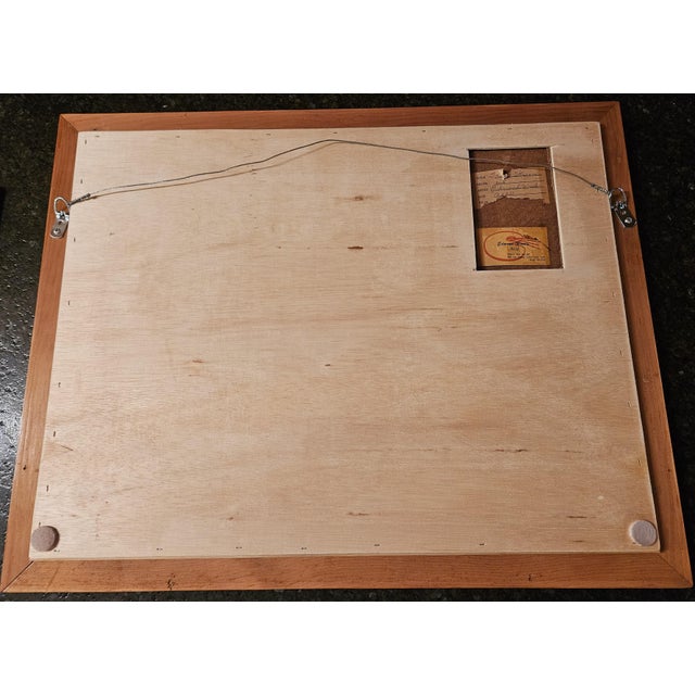 Edmond Woods, "Trout Stream" Oil Painting, Framed, 1960's For Sale - Image 10 of 12