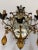 Glass Italian Tuscan Mirror Metal Florentine Sconces C 1900 Amber Blown Murano Glass For Sale - Image 7 of 12