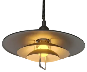Vintage Swedish Rise and Fall Ceiling Lamp, 1970s