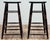 Vintage English Style Turned Wood Bar Stools, a Pair For Sale In Kansas City - Image 6 of 13