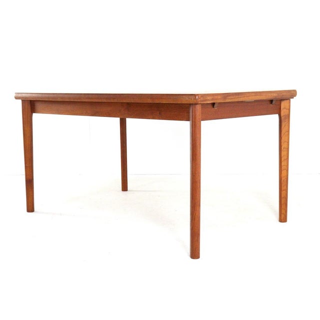 Large Rectangular Extendable Dining Table by Henning Kjaernulf for Vejle For Sale - Image 12 of 16