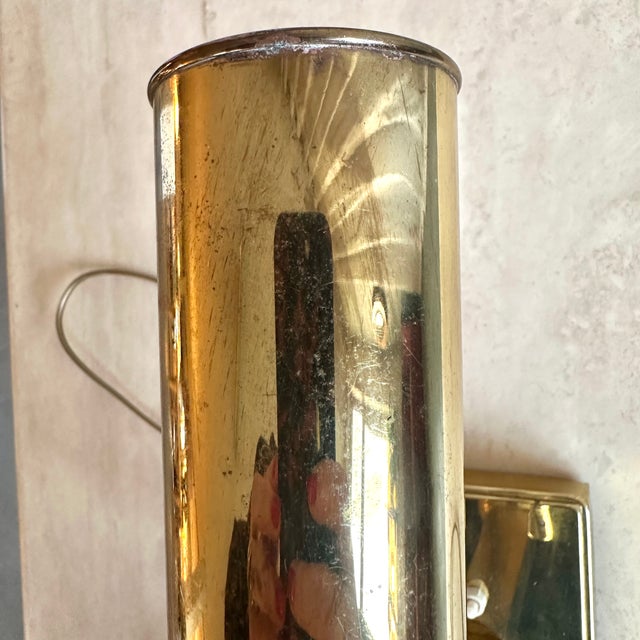 Mid-Century German Brass Table Lamp with Adjustable Shade, 1960s For Sale - Image 6 of 13