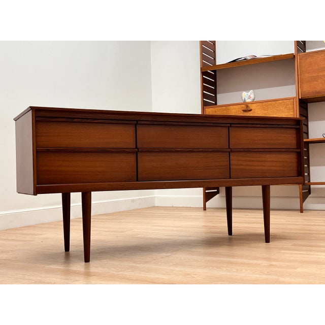 Mid Century Entryway Console by Austinsuite | Chairish