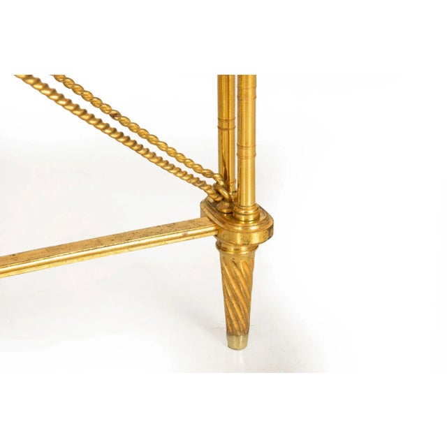 French Gilt Bronze Gueridon Side Table, Manner of Maison Jansen Ca. 1930s For Sale - Image 13 of 18