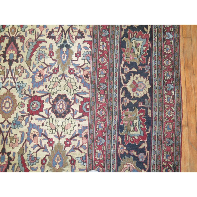 Late 19th Century Antique Persian Doroksh Carpet For Sale - Image 10 of 18