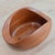 Vintage Teak Biomorphic Bowl, MCM, organic form, scandinavian design By Sowe Konst Sweden, designed by Sigvard Nilsson...