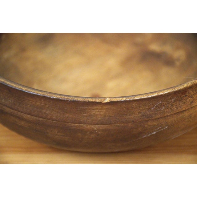 Swedish Handcarved Birchwood Bowl For Sale - Image 11 of 15