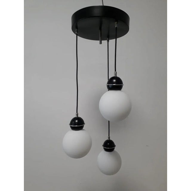 Vintage 3-Light Suspension For Sale - Image 6 of 10