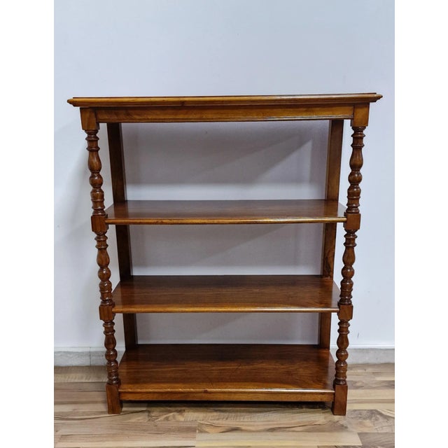 Walnut Wedding Shelf, 1890s For Sale - Image 9 of 9