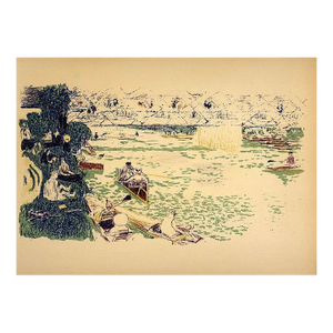Bonnard Lithograph 85 Cantonage 1952