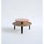 Secreto 60 coffee table, orange, “Vol de Nuit” by Colé Italia Dimensions: H.32; base plate ø 60 top ø 45 cm Materials:...