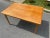 Mid-Century Modern Teak Extension Table With Glass Top For Sale - Image 3 of 6