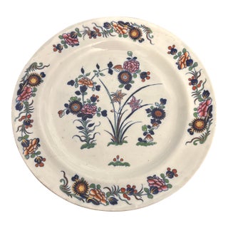 Early Spode Chinese Flowers Plate C 1820 For Sale