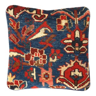 Pasargad Vintage Hand Knotted Farahan Rug Pillow For Sale