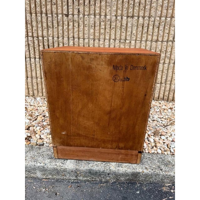 Mid Century Danish Teak Nightstand Side Table. For Sale - Image 10 of 10