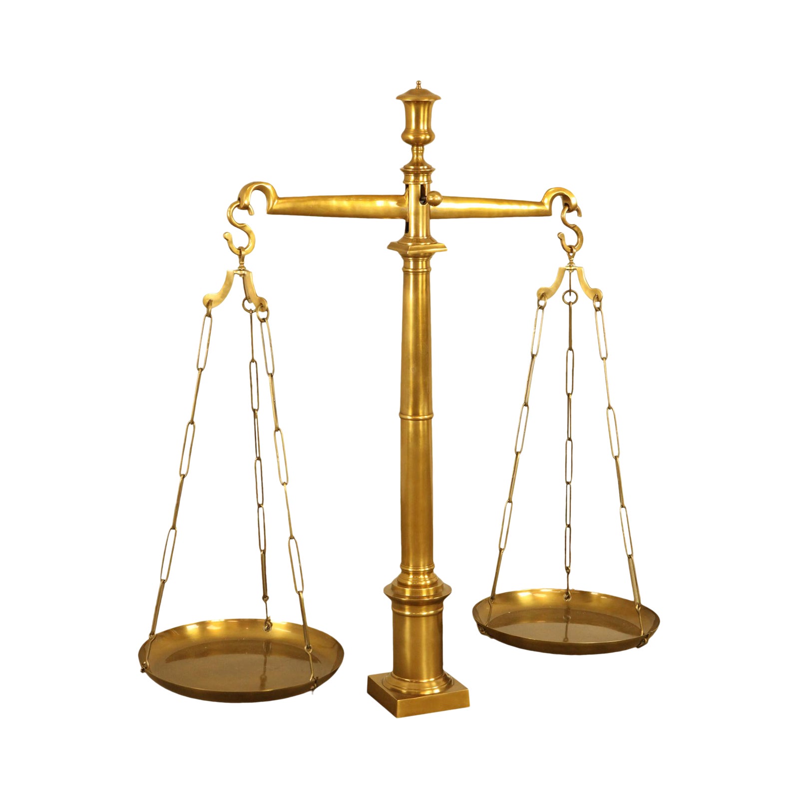 Brass Balance Scale of Justice Chairish