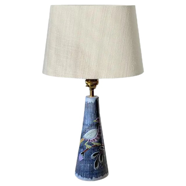 Colorful Ceramic Lamp from Tilgman Keramik, 1960s For Sale