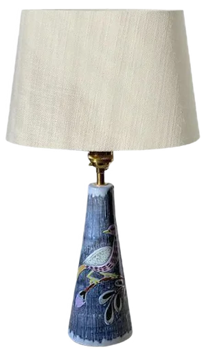 Colorful Ceramic Lamp from Tilgman Keramik, 1960s