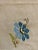 Vintage Cretan Hand Embroidered Cross Stitch Floral Tablecloth Tan- Ecru Autumnal Linen For Sale In Miami - Image 6 of 12