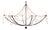 Crystal Drape Chandelier by Lowcountry Originals For Sale