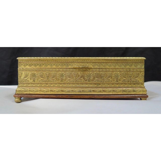Victorian Vintage Antique Continental Trinket Box For Sale - Image 3 of 8