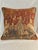 Vintage English Lady and the Unicorn Medieval Tapestry 19.5” Pillow With Gold Velvet Back With Down Insert For Sale - Image 10 of 10