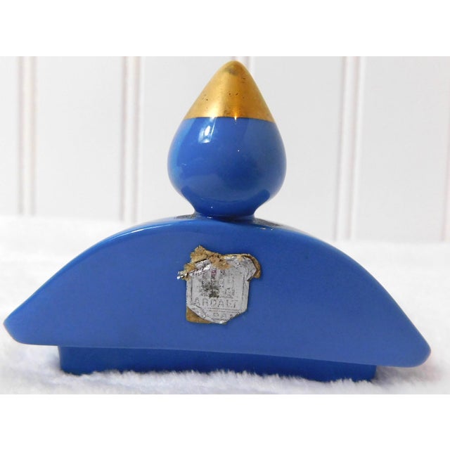 Rare Lenwile Ardalt Pâte-Sur-Pâte Porcelain Garden Planter With Bronze Faucet For Sale - Image 9 of 13