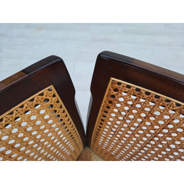 Danish Plexus Armchair in Teak and Mesh by Illum Wikkelsø for CFC Silkeborg, 1970s For Sale - Image 12 of 18