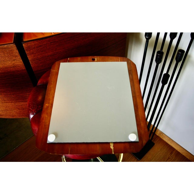 Brown Anthropomorphic Mirror in Fruitwood, 1930 For Sale - Image 8 of 9