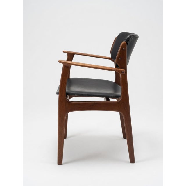 1960s Rosewood Model 50 Captain's Chair by Erik Buch for Oddense Maskinsnedkeri / O.D. Møbler, 1960s For Sale - Image 5 of 10