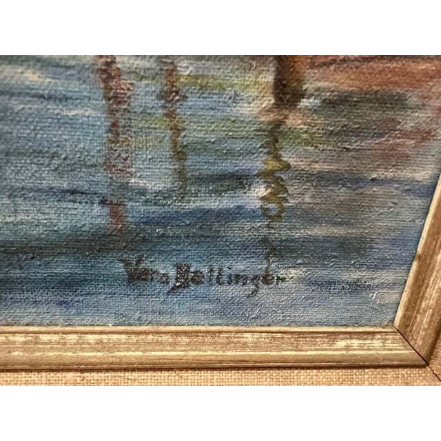Mid-20th Century Painting of a Lighthouse For Sale - Image 11 of 12