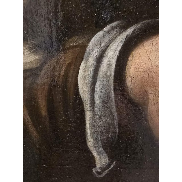 Circle of Simon Vouet, Portrait of a Young Man, 17th Century, Oil Painting on Canvas For Sale - Image 9 of 13