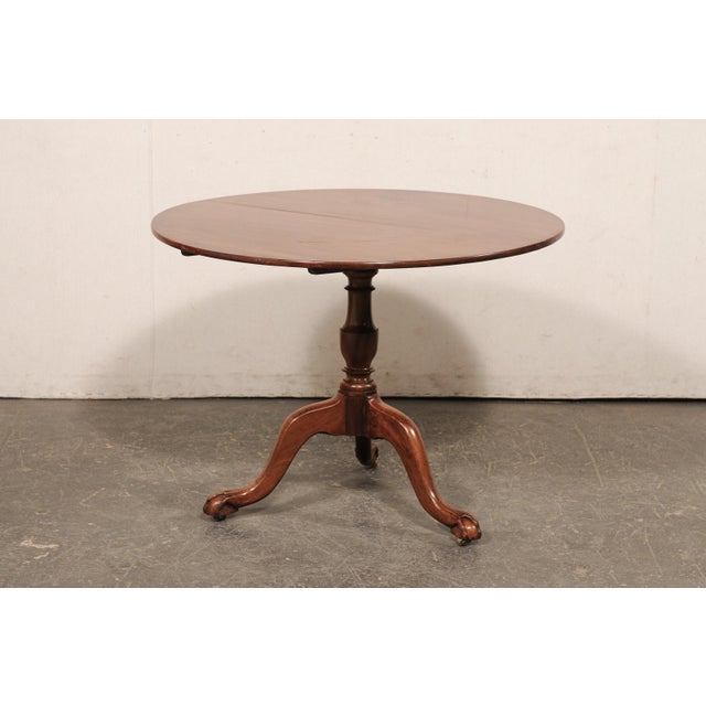 19th Century English Antique Tilt-Top Pedestal Table For Sale - Image 10 of 10