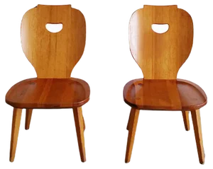 Set of Pine Side Chairs by Carl Malmsten for Svensk Fur, 1950s