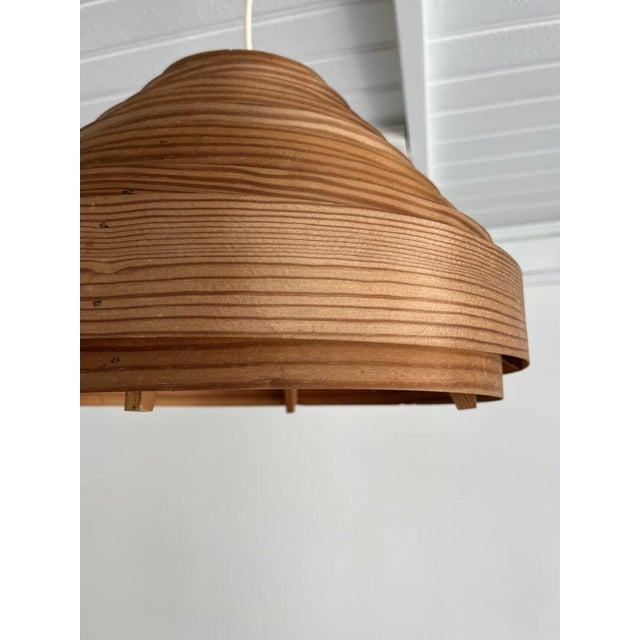 Pine Pendant Lamp by Hans Agne Jakobsson for Ellysett, 1960s For Sale - Image 9 of 14